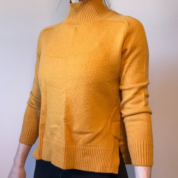 Orange High Neck Sweater - Picture 4 of 7